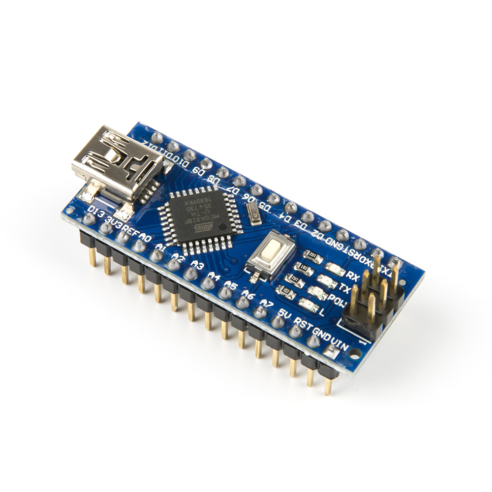 Контроллер Arduino Nano V3.0 CH340 Atmega328P-AU, с кабелем
